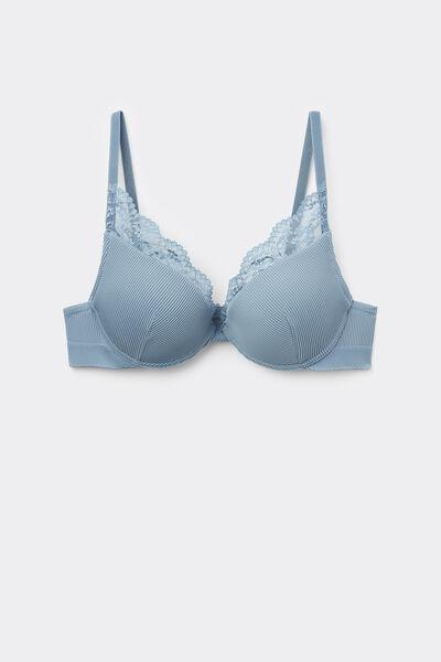 Blue Lounge Retreat Push-Up Bra, 5701_326Y, large image number 3