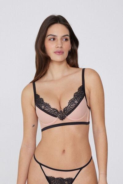 Multicolour Malibu Rose Shadow Luxe Push-Up Bra, 5701_314Y, large image number 1