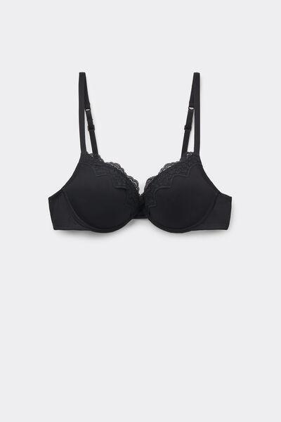 Black Los Angeles Light Touch Super Push-Up Bra, , large image number 3