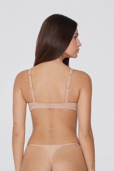 Beige Los Angeles Light Touch Super Push-Up Bra, , large image number 2