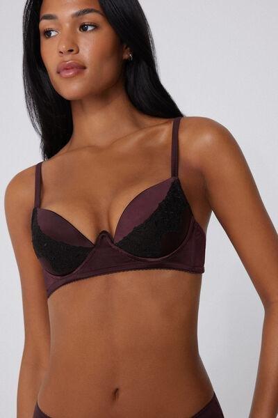 Black Secret Glow Super Push-Up Bra, 5701_158Z, large image number 3