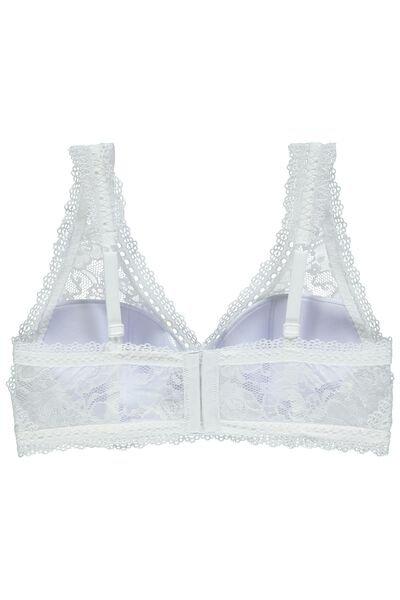 White Portofino Embroidery Bralette, , large image number 5