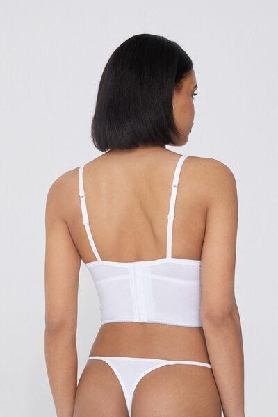 White Fairy Princess Push-Up Corset Bra, White, large image number 2