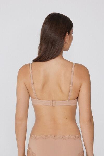 Beige Light Touch Push-Up Bra, , large image number 2