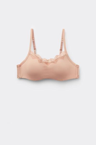 Beige Light Touch Push-Up Bra, , large image number 4