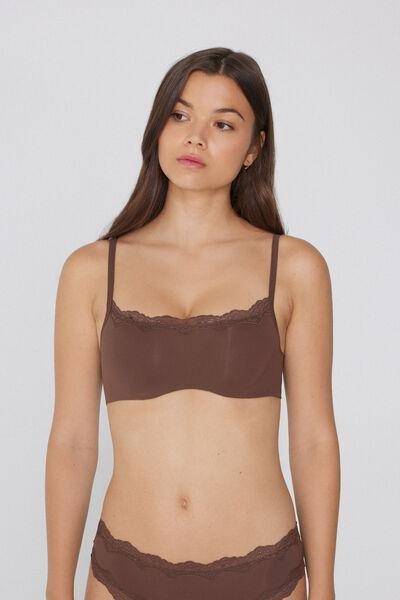 Caramel Light Touch Push-Up Bra, , large image number 0