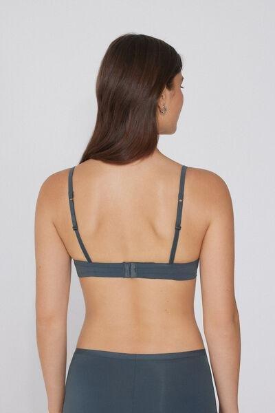 Grey Light Touch Push-Up Bra, , large image number 2