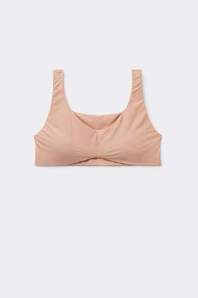 Beige Shaping Removable Cups Bralette, Natural Blush, large image number 4