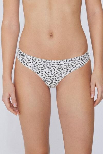 Multicolour Printed Brazilian Panties, , large image number 1