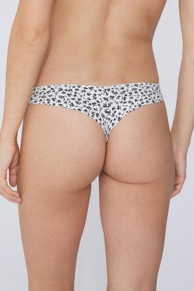 Multicolour Printed Brazilian Panties, , large image number 2
