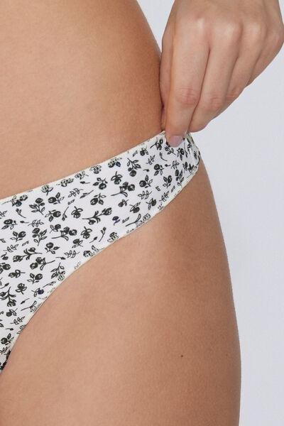 Multicolour Printed Brazilian Panties, , large image number 3