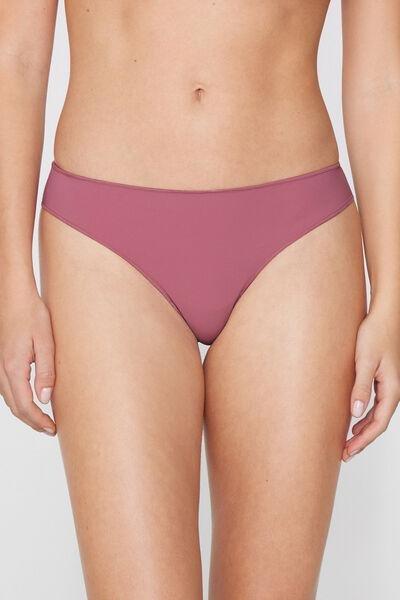 Pink Recycled Microfibre Brazilian Briefs, 5701_179Z, large image number 1