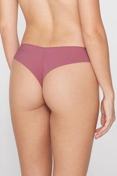 Pink Recycled Microfibre Brazilian Briefs, 5701_179Z, large image number 2