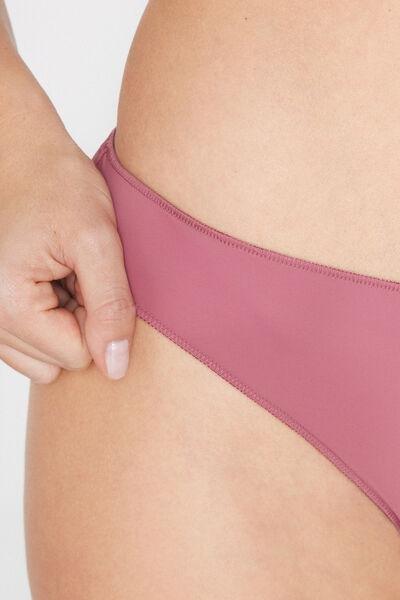 Pink Recycled Microfibre Brazilian Briefs, 5701_179Z, large image number 3