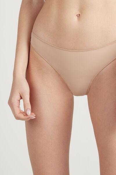 Nude Microfibre Brazilian Briefs