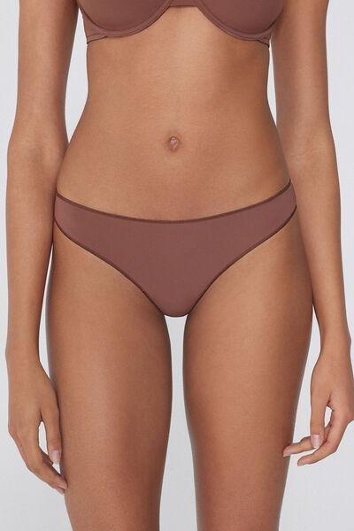 Caramel Recycled Microfibre Brazilian Briefs, 5701_304Y, large image number 1
