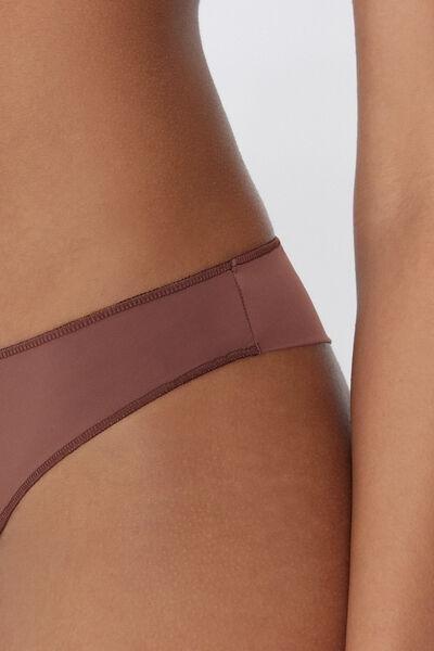 Caramel Recycled Microfibre Brazilian Briefs, 5701_304Y, large image number 3