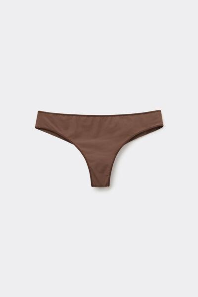 Caramel Recycled Microfibre Brazilian Briefs, 5701_304Y, large image number 4