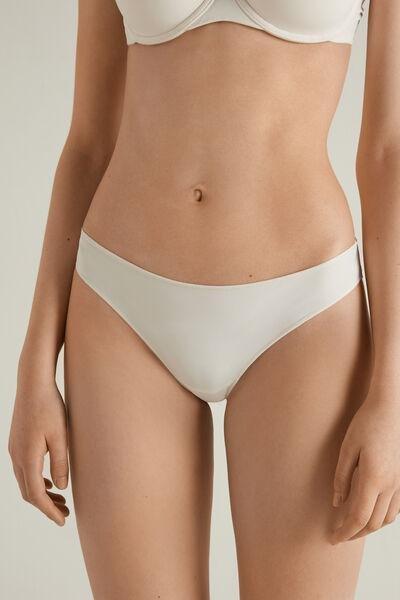 Tezenis - Cream Microfibre Brazilian Briefs