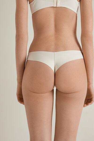 Tezenis - Cream Microfibre Brazilian Briefs