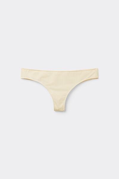 Cream Brazilian Briefs, Ivory Cream, large image number 4