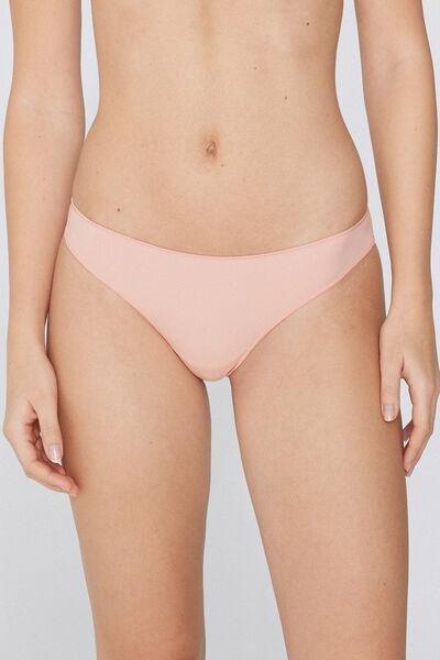 Pink Microfibre Brazilian Briefs, 5701_313Y, medium