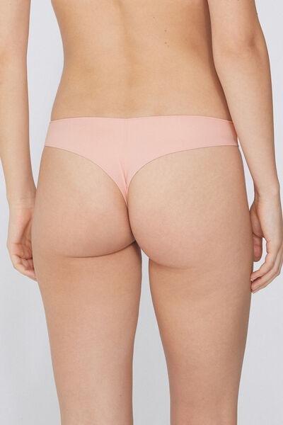 Pink Microfibre Brazilian Briefs, 5701_313Y, large image number 1