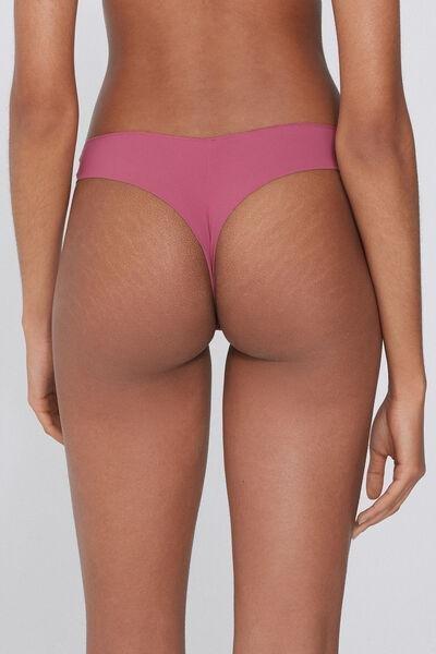 Pink Microfibre Brazilian Briefs, , large image number 2