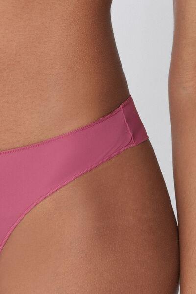 Pink Microfibre Brazilian Briefs, , large image number 3