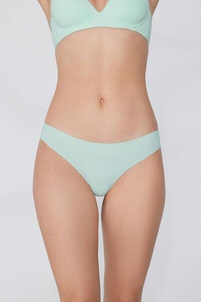 Blue Microfibre Brazilian Briefs, 5701_513W, large image number 1