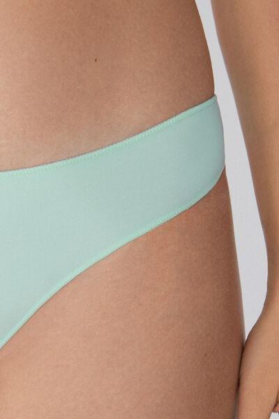 Blue Microfibre Brazilian Briefs, 5701_513W, large image number 3