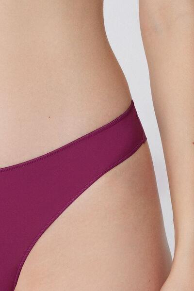 Burgundy Low-Waist Brazilian Briefs, 5701_719Y, large image number 3