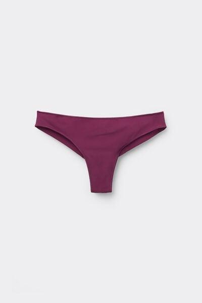 Burgundy Low-Waist Brazilian Briefs, 5701_719Y, large image number 4