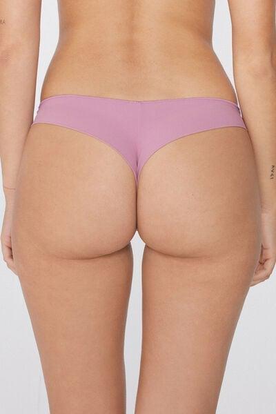 Pink Microfibre Brazilian Briefs, 5701_874W, large image number 2
