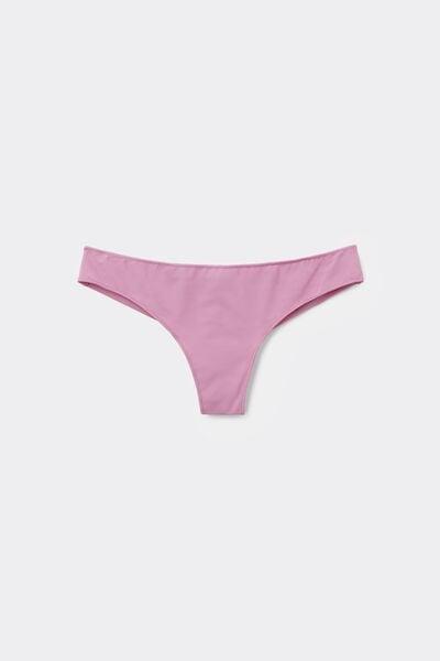 Pink Microfibre Brazilian Briefs, 5701_874W, large image number 4