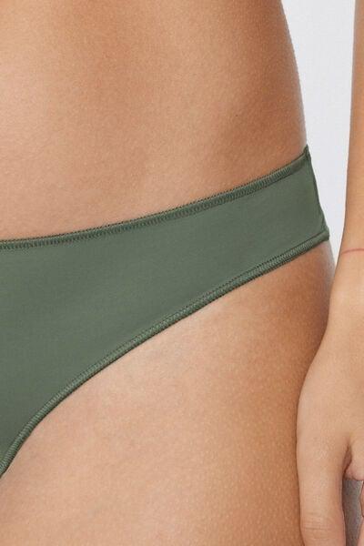 Green Microfibre Brazilian Briefs, 5701_920W, large image number 3