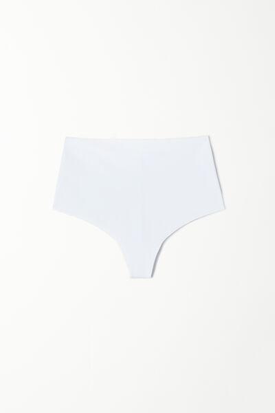 White High-Waist Brazilian Briefs, , large image number 4