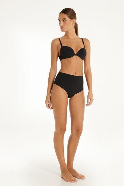 Black High-Waist Brazilian Briefs, , large image number 1