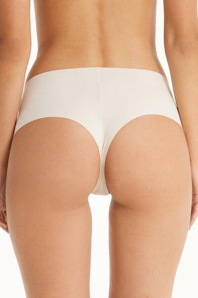 White High-Waist Brazilian Briefs, , large image number 2