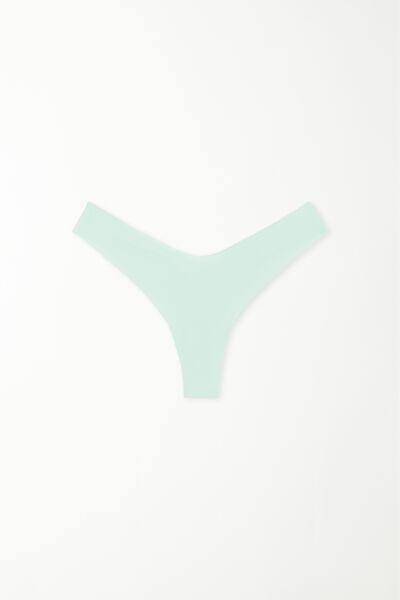 Blue High-Cut Brazilian Briefs, 5701_513W, large image number 4