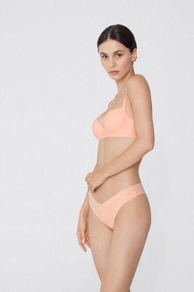 Pink Laser-Cut Brazilian Panties, 5701_514W, large image number 0