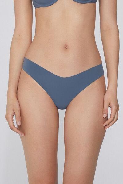Blue High-Leg Laser-Cut Brazilian Briefs, 5701_730Y, medium