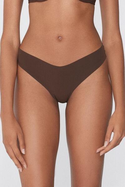 Brown High-Cut Brazilian Briefs, 5701_830W, large image number 1