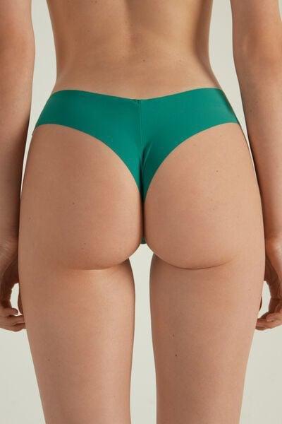 Red High-Leg Brazilian Bikini Bottoms, 5701_916U, large image number 2