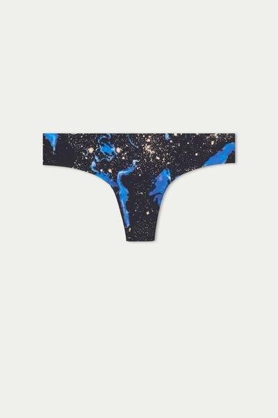 Black Printed Brazilian Briefs, , large image number 4