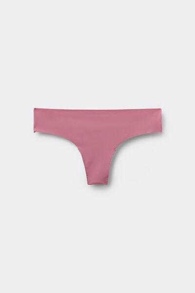 Pink Laser Cut Recycled Microfibre Brazilian Briefs, 5701_179Z, large image number 4