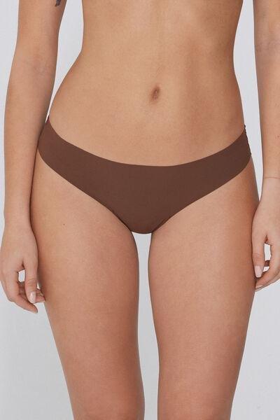 Brown Seamless Brazilian Panty, , large image number 0