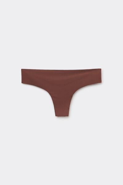 Brown Seamless Brazilian Panty, , large image number 4