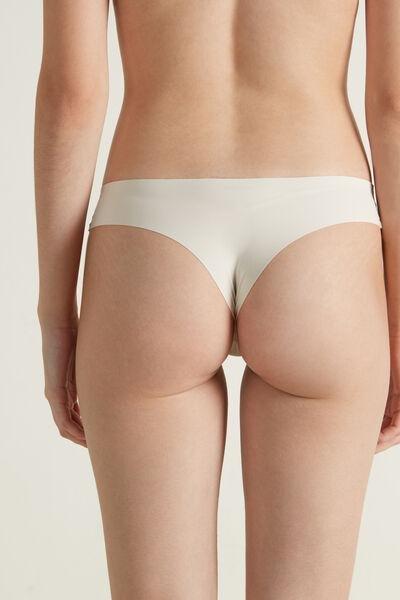 Cream Raw-Edge Brazilian, , large image number 2