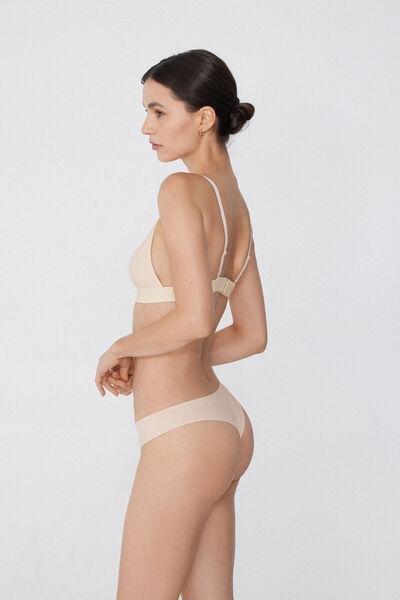 Cream Raw-Edge Brazilian, Ivory Cream, large image number 7